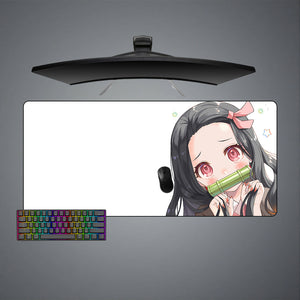Demon Slayer Nezuko Cute Design XL Size Gaming Mouse Pad, Computer Desk Mat