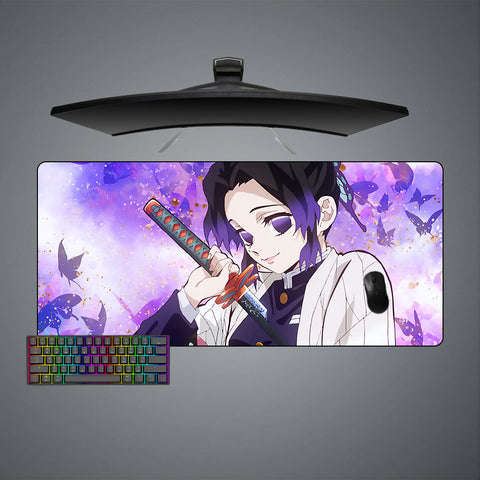 Demon Slayer Shinobu Kocho Design XL Size Gaming Mouse Pad, Computer Desk Mat