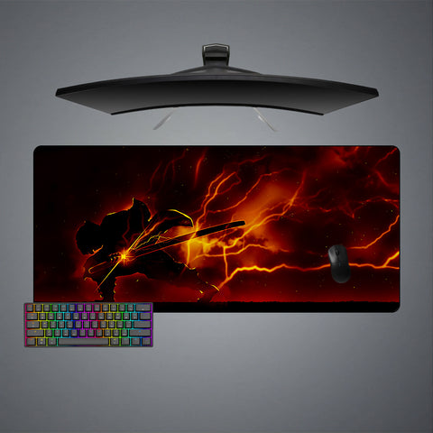 Demon Slayer Zenitsu Dark Design XXL Size Gaming Mouse Pad