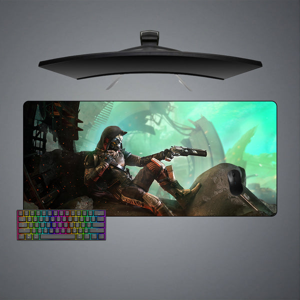 Destiny Hunter Design Large Size Gaming Mousepad, Computer Desk Mat