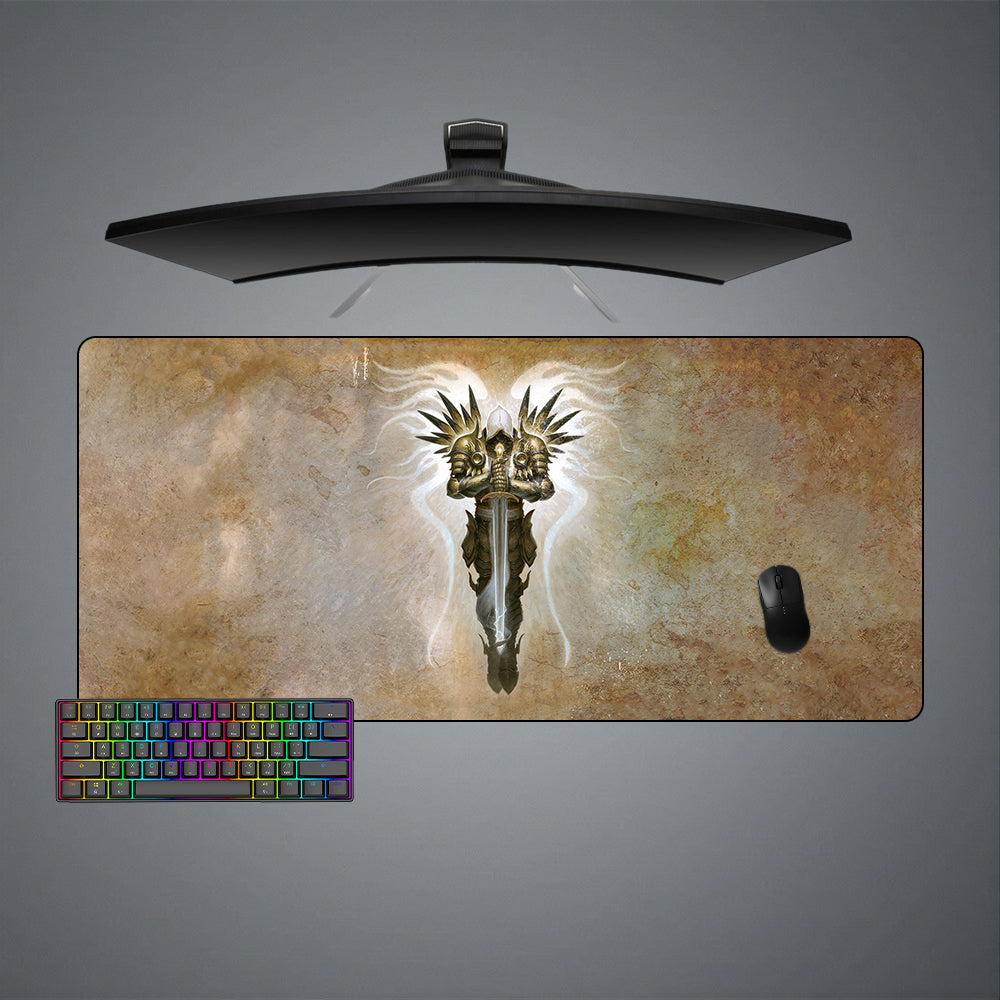 Diablo Angel Design XL Size Gaming Mouse Pad, Computer Desk Mat