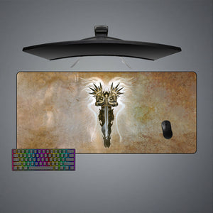 Diablo Angel Design XL Size Gaming Mouse Pad, Computer Desk Mat