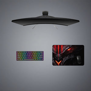 Diablo Face Design Medium Size Gamer Mouse Pad