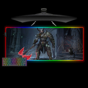 Doom Marauder Design XXL Size RGB Lights Gaming Mouse Pad