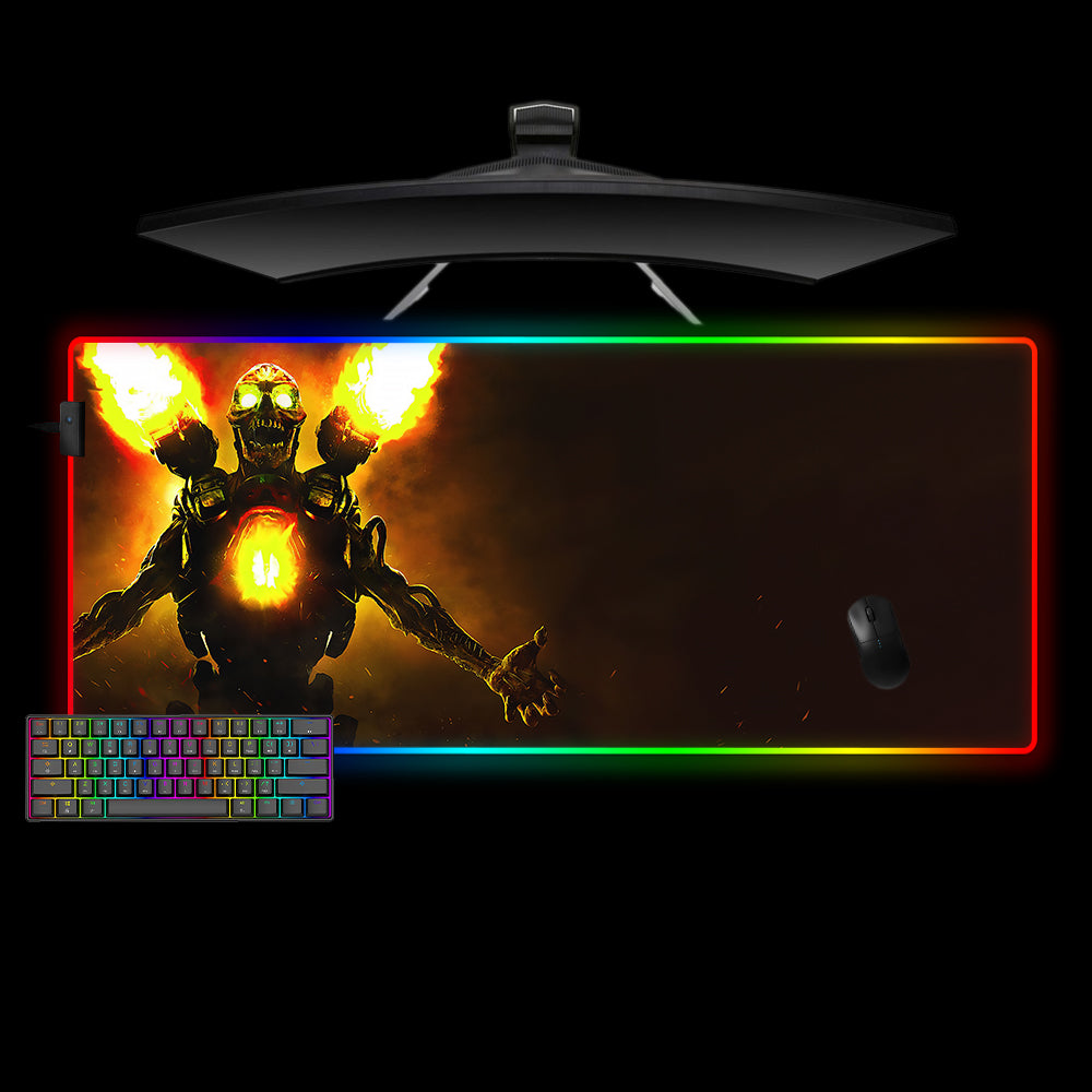 Doom Revenant Left Side Design M-XXL Size RGB Lit Mouse Pad