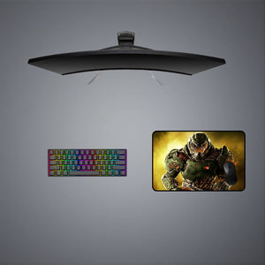 Doom Slayer Design M-XXL Size Gaming Mouse Pad, Computer Desk Mat