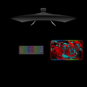 Dota 2 Grimstroke Design Medium Size RGB Light Gaming Mouse Pad