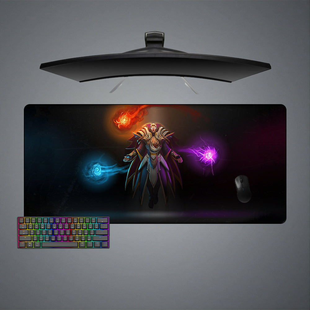 DOTA 2 Invoker Design XL Size Gamer Mouse Pad, Computer Desk Mat