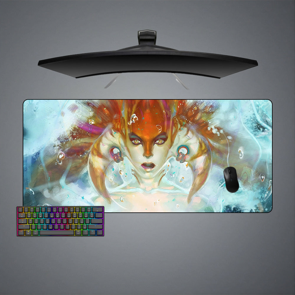 DOTA 2 Naga Siren Design XL Size Gamer Mouse Pad, Computer Desk Mat