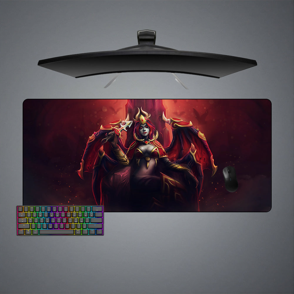DOTA 2 Queen Akasha Design XL Size Gamer Mouse Pad, Computer Desk Mat