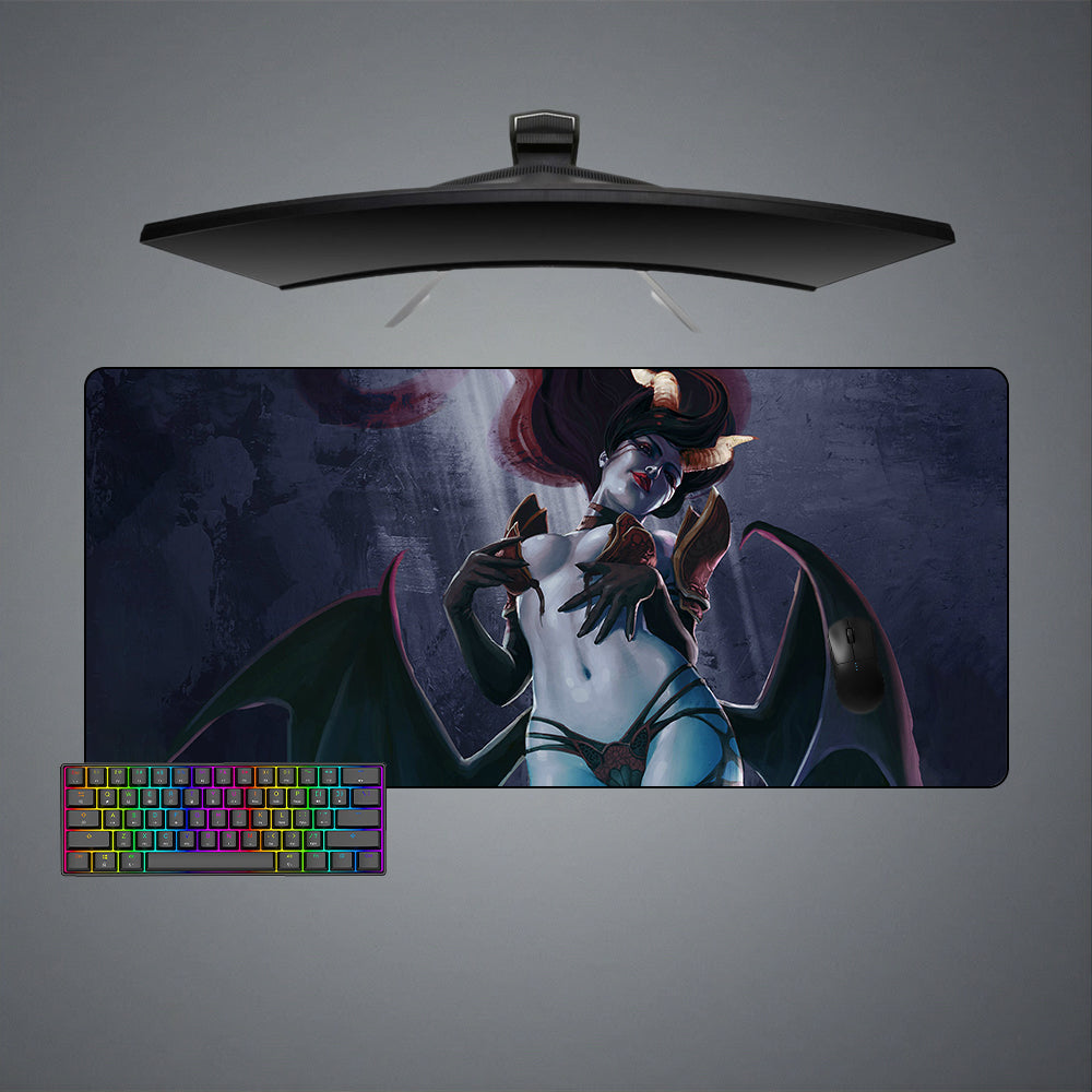 DOTA 2 Queen of Pain Design XL Size Gamer Mouse Pad, Computer Desk Mat