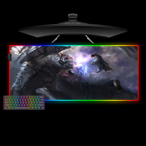 DOTA 2 Ursa vs. Roshan Design XL Size RGB Light Gaming Mouse Pad