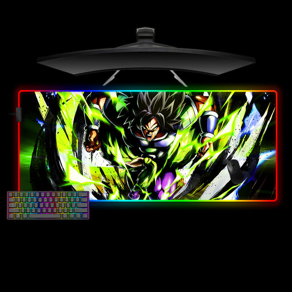 Dragon Ball Broly Attack Design XXL Size RGB Lit Gaming Mouse Pad