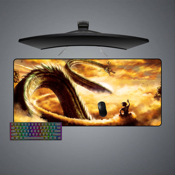 Large Size Mousepad with Dragon Ball Clouds Printed Design