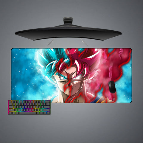 XL Size Mouse Pad with Dragon Ball God Son Goku Printed Design