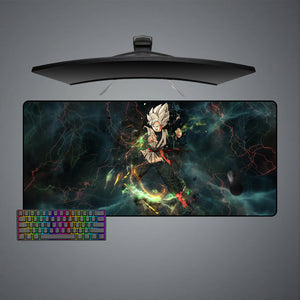 Dragon Ball Goku Black Design XL Size Gamer Mouse Pad, Computer Desk Mat