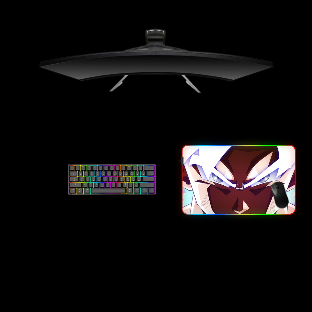 Goku Mastered UI Design Medium Size RGB Illuminated Gaming Mouse Pad