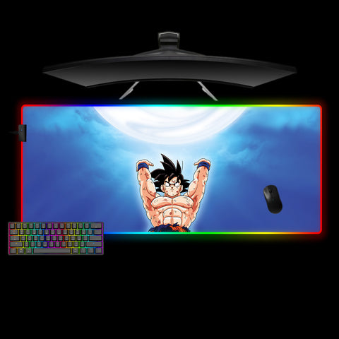 Goku Spirit Bomb Design XXL Size RGB Light Gamer Mouse Pad