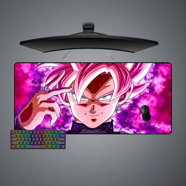 Dragon Ball Rose Goku Black Design XL Size Gamer Mouse Pad, Computer Desk Mat