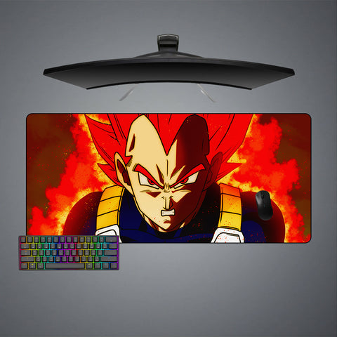 Saiyan God Vegeta Design XXL Size Gamer Mouse Pad