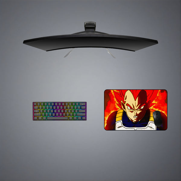 Saiyan God Vegeta Design Medium Size Gamer Mouse Pad