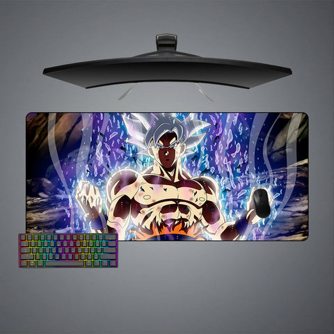 Dragon Ball Ultra Instinct Goku Design XXL Size Gaming Mouse Pad, Computer Desk Mat