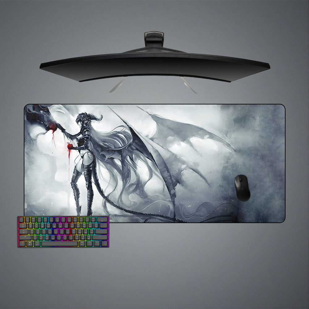 Dragon Girl Design XXL Size Gamer Mousepad