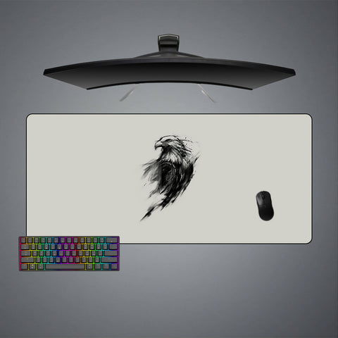 Eagle Sketch Design XXL Size Gamer Mouse Pad