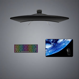 Earth from Space Design Medium Size Gaming Mouse Pad, Computer Desk Mat