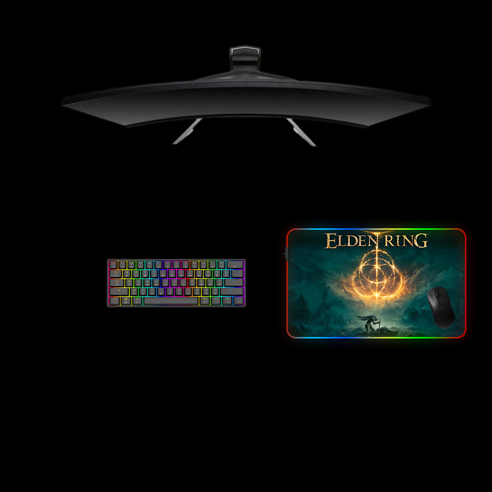 Elden Ring Design Medium Size RGB Lit Gamer Mouse Pad