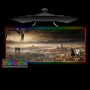 Elden Ring Gravesite Plain Design XXL Size RGB Lit Gaming Mouse Pad