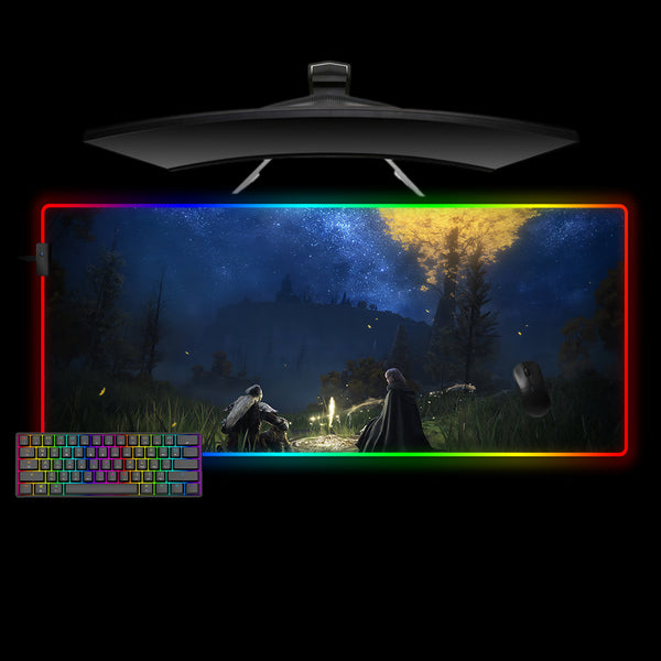 Elden Ring Night Design XXL Size Gamer RGB Lit Mouse Pad