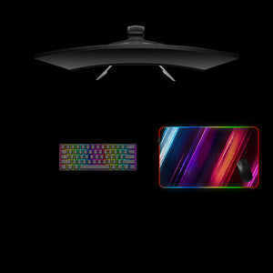 Electric Colors Design Medium Size RGB Lit Gamer Mouse Pad