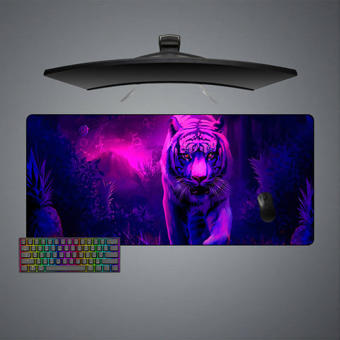 Enchanted Tiger Design XXL Size Gaming Mousepad, Computer Desk Mat