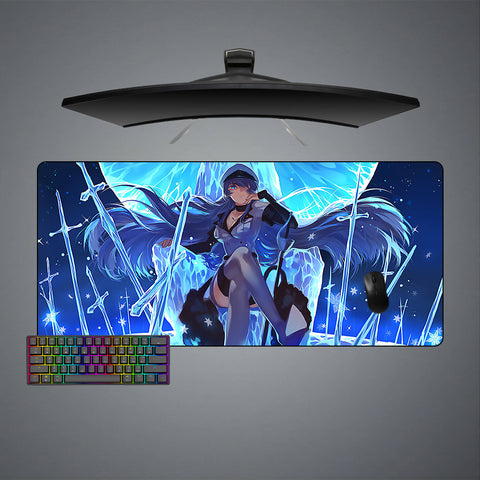 Esdeath The Ice Queen Design XXL Size Gamer Mouse Pad