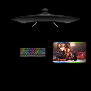 Asuka Langley Soryu Design Medium Size RGB Lit Gaming Mouse Pad