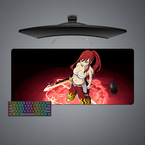 Erza Scarlet Sign Design XXL Size Gamer Mouse Pad