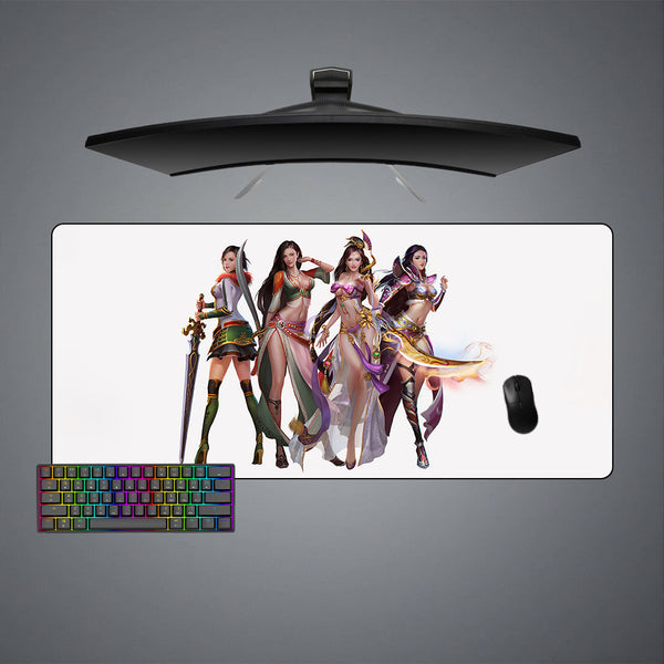 Fantasy Girls Design XXL Size Gaming Mouse Pad