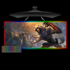 Fenrir Design XXL Size RGB Lit Gamer Mouse Pad