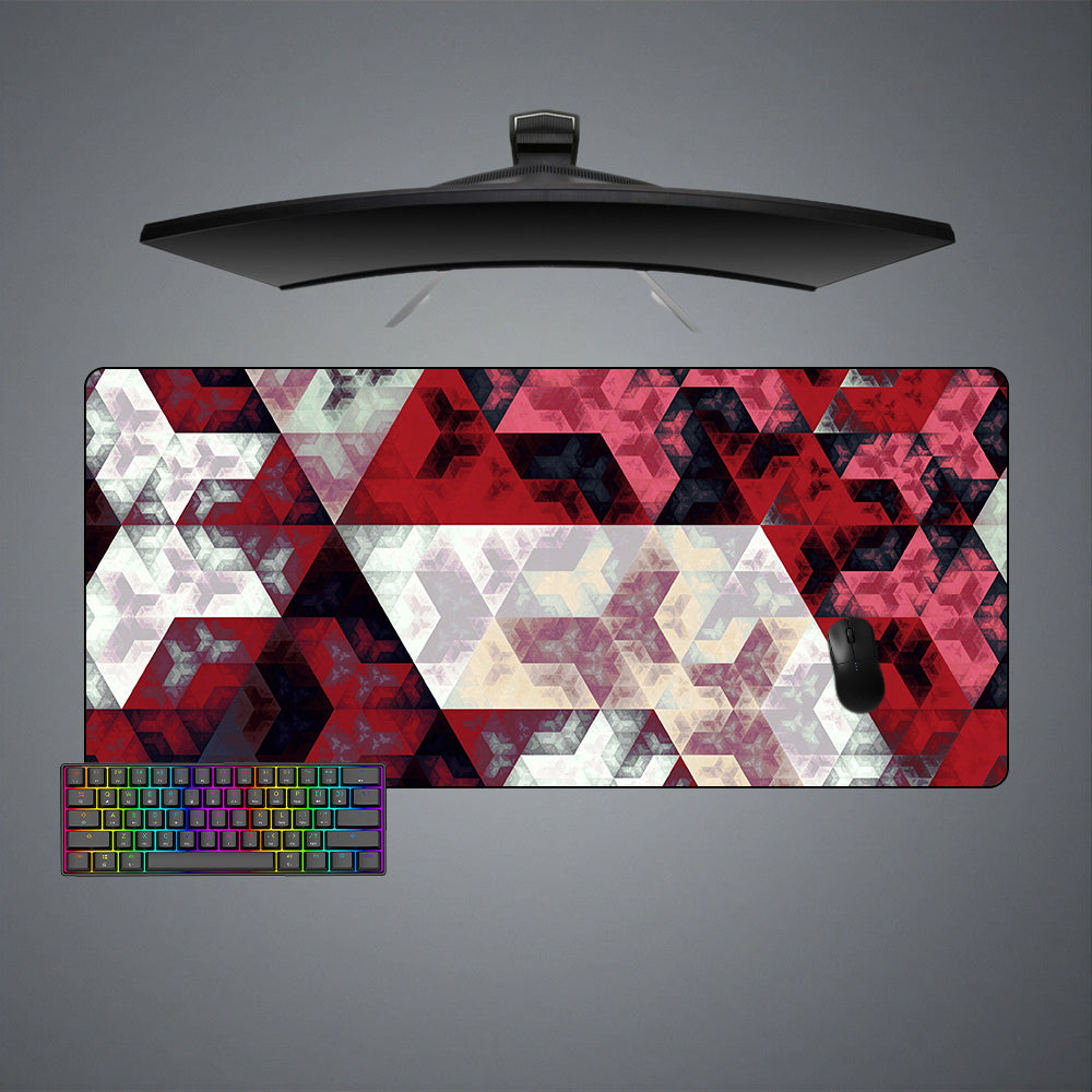 Fibonacci Red Design XL Size Gamer Mouse Pad