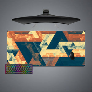 Fibonacci Yellow Design XL Size Gamer Mouse Pad