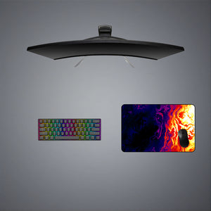 Fiery Flow Design Medium Size Gaming Mouse Pad