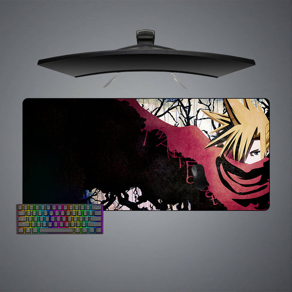 Cloud Strife Design XL Size Gamer Mouse Pad