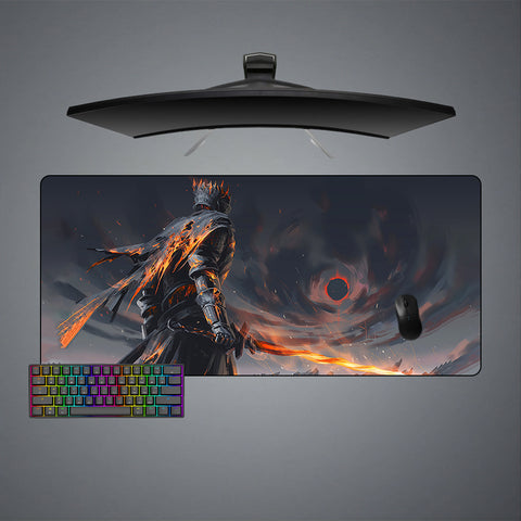 Flaming Sword Design XXL Size Gaming Mouse Pad