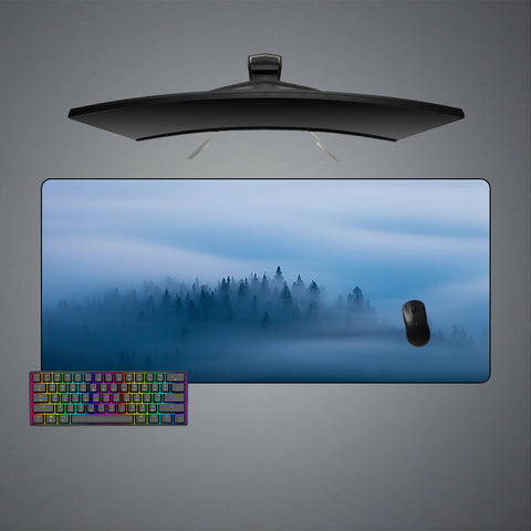 Foggy Forest Design XXL Size Gaming Mouse Pad