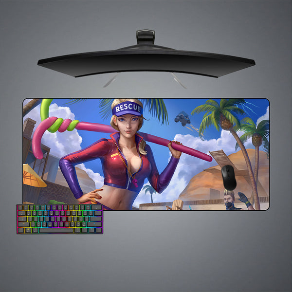 Fortnite Rescue Design XL Size Gaming Mouse Pad