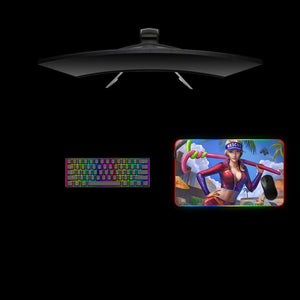 Fortnite Rescue Design Medium Size RGB Illuminated Gaming Mouse Pad