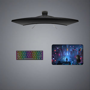 Futuristic City Design Medium Size Gaming Mousepad