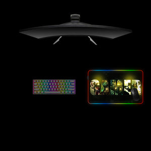 Gamer Design Medium Size RGB Lit Gamer Mouse Pad