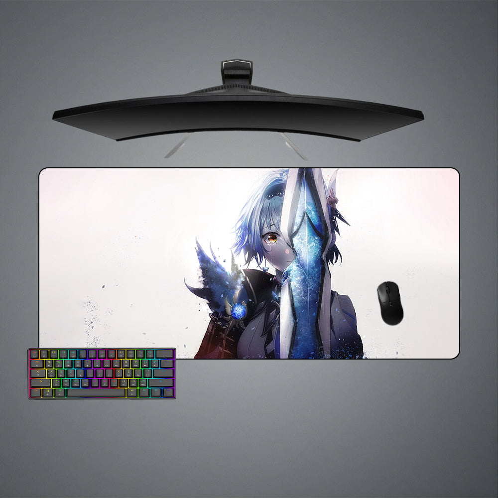 Genshin Impact Eula Tears Design M-XXL Size Gaming Mouse Pad